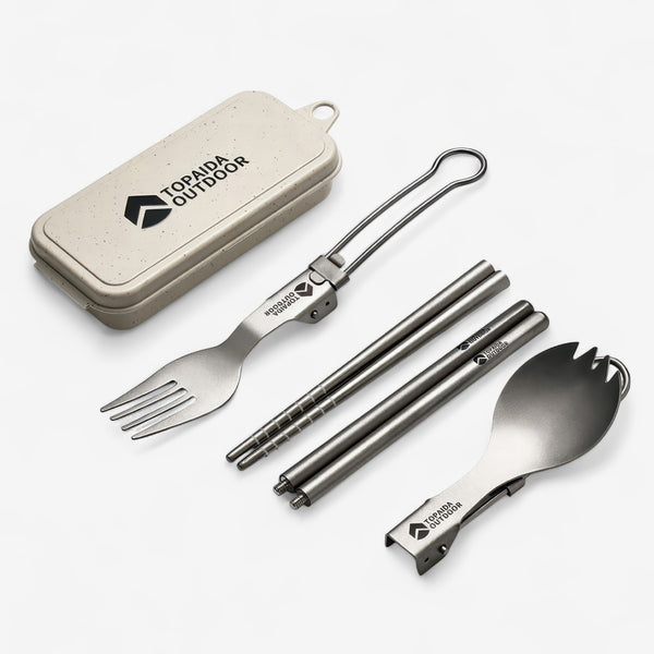 Compact Camping Titanium Utensil