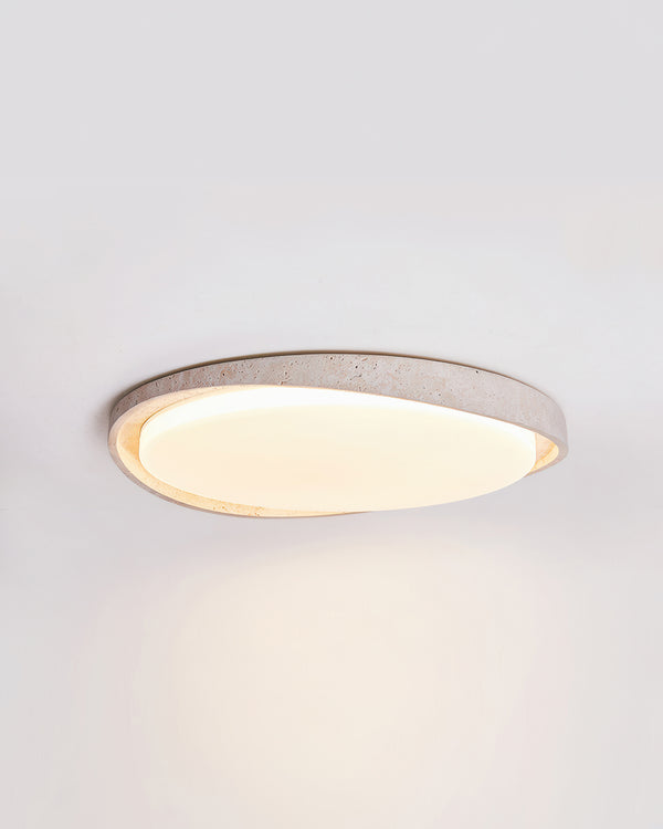 Refined Vintage Stone Elegance Ceiling Lamp